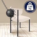 thumbnail of Esszimmerstuhl Gambell Samt creme