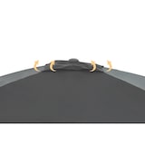 thumbnail of METRO Professional Guarda-sol suspenso quadrado com franja, alumínio / poliéster, 3 x 3 m, abertura por manivela, rotação de 360°, cinza