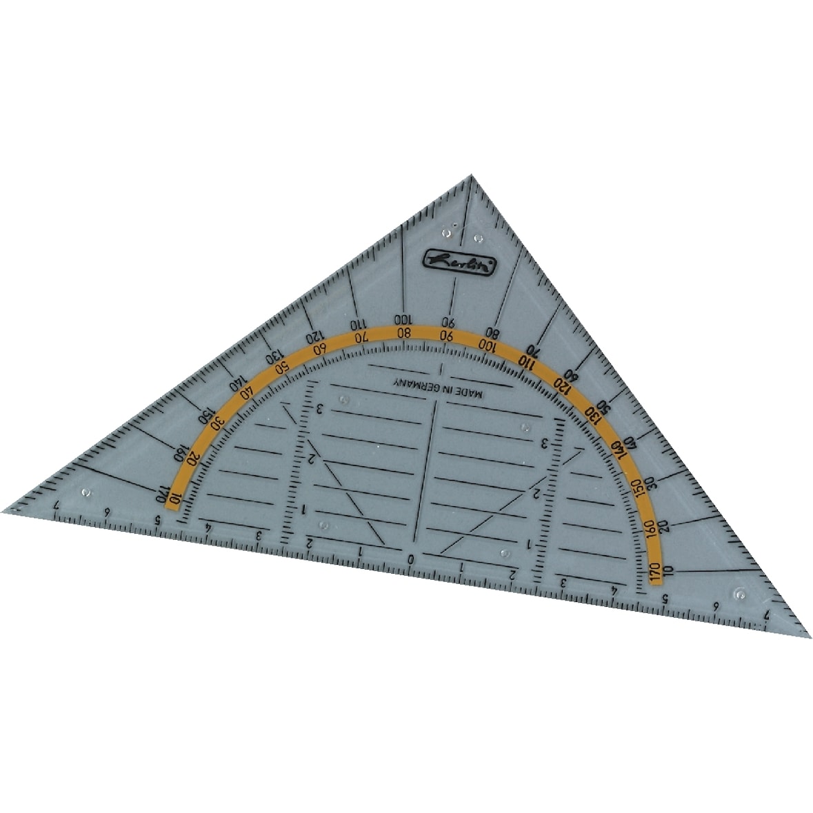 Geometrie-Dreieck klein transparent