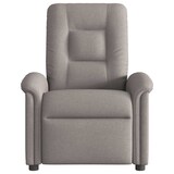 thumbnail of vidaXL Massagesessel Taupe Stoff