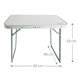 thumbnail of Mesa plegable de acero para camping Aktive