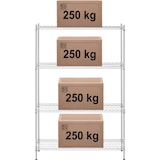 thumbnail of Royal Catering - Stellingkast - Metaal 120 x 45 x 180 cm - 1.000 kg