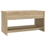 thumbnail of Table basse chêne sonoma 102x50x52,5 cm bois d'ingénierie Modèle Élégia Chic