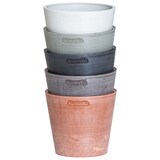 thumbnail of ArtPlast - Blumentopf Ø7x5,7 cm in Form eines abgeschnittenen Kegels in Farbe Weiß - LEONARDO-Kollektion