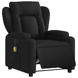 thumbnail of vidaXL Massagesessel Elektrisch Schwarz Stoff