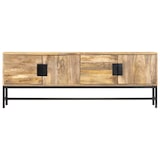 thumbnail of Helloshop26 - Meuble TV multimédia étagère télévision buffet téléviseur salle à manger salon chambre 140 x 30 x 50 cm bois massif de 02_0025918