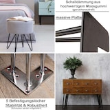 thumbnail of 4x Haarnadel Tischbeine EDELSTAHL SCHWARZ CHROME Möbel Tischgestell Hairpin Leg CHROM 3 Streben 45