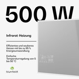 thumbnail of Infrared Heater | Smart Mirror | Infrarot | 500 W | IP44 Spiegel