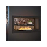 thumbnail of 2SIDE – Doppelseitiger Biokamin. Integrierter Bioethanol-Kamin 90 cm – Linearbrenner 50 cm / Fassungsvermögen 1 l - 20 kg