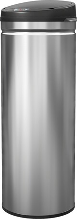 thumbnail of Sensor-Mülleimer Edelstahl silber 30,5x30,5x85 cm, 50 L, berührungslos, Soft-Close-Deckel, fingerabdruckresistent