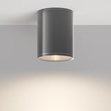 thumbnail of Moderner Außen-Deckenstrahler, Graphit, Metall, Minimalistisches Design, Zylindrisch, LED-Modul mit 3000k, 800lm, 7 W, IP65