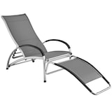 thumbnail of tectake Ligbed Avignon, 2in1 functie, verstelbare rugleuning - antraciet - 405816