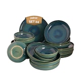 thumbnail of Palmer Serviesset Miami Stoneware 6-persoons 24-delig Groen