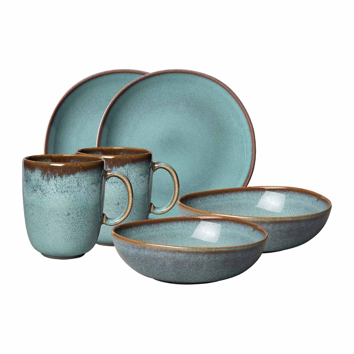 like. by Villeroy & Boch Lave glacé Frühstücks-Set 6-teilig