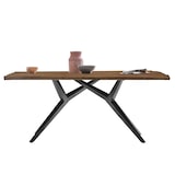 thumbnail of SIT Möbel Esszimmertisch 240 cm aus Teak | Platte 50 mm natur | Metallgestell antikschwarz | B 240 x T 100 x H 73,5 cm | 15544-11 | Serie TABLES & CO