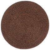 thumbnail of Décoshop26 - Handgefertigter brauner Jute-Pouf/Fußhocker 40 x 45 cm DEC030001