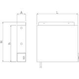 thumbnail of Esterilizador de cuchillos mediante agua caliente