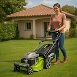 thumbnail of Tondeuse à gazon Autotractée 6.5CV Moteur essence 4T 196Cm3 Largeur 508mm Roues avant pivotantes Surfaces 2000m² VITO