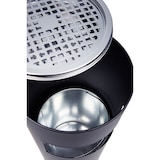 thumbnail of SVITA 30L Standaschenbecher Eimer Aschenbecher Mülleimer Ascher 60x25cm Schwarz