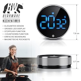 thumbnail of BEARWARE Küchentimer Digital, Küchenwecker Eieruhr, LED Display, Countdown, magnetisch