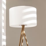 thumbnail of Lumisky Lampadaire d'extérieur sans fil TAMBOURY WOOD RGB H150cm Polyéthylène Beige