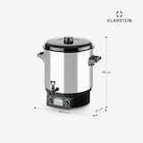 thumbnail of Biggie Digital Einkochvollautomat Einkochtopf 27l 2000W Edelstahl Silber