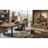 thumbnail of SIT Möbel Esstisch aus recyceltem Teak, Gestell in antikschwarz | B 220 x T 100 x H 76 cm | natur | 15142-11 | Serie TISCHE & BÄNKE