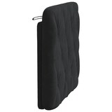 thumbnail of vidaXL Kopfteil-Kissen Schwarz 80 cm Samt