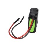 thumbnail of Notleuchtenakku NiMH 3,6V 4000mAh F1x3 Baby C mit Kabel und Faston-Buchsen -4,8mm / +6,3mm