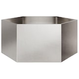 thumbnail of Helloshop26 - Sechseckiger Pflanzkasten/Hochbeet für Pflanzen Blumen Terrasse Garten 104 x 90 x 45 cm Edelstahl silber 02_0038635
