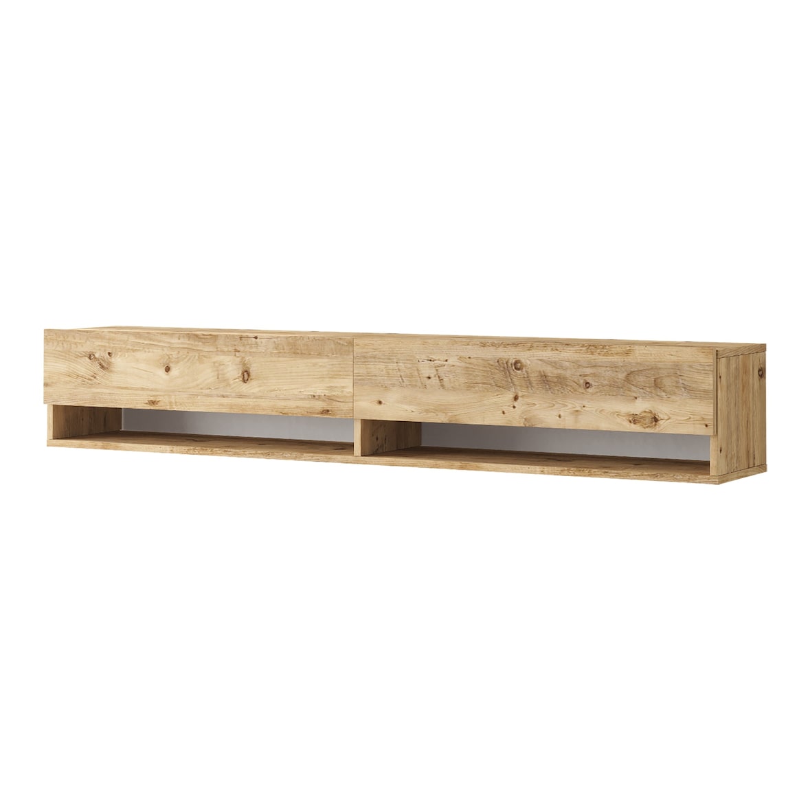 Helloshop26 - TV-Ständer mit 2 Türen 29,5 x 180 x 31,5 cm rustikale Eichenoptik 03_0007774
