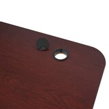 thumbnail of Escritorio HWC-D40, mesa de ordenador, regulable eléctricamente en altura 160x80cm 53kg MVG ~ cerezo, negro