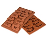 thumbnail of Silikonform Noten - braun 19,5x12x1,5cm