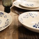 thumbnail of Assiette à dessert Appoline bleue 21 cm x6 -  Rond Grès Table Passion 21.00x21.00 cm