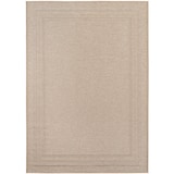 thumbnail of Carpetsale24 Outdoor Teppich Beige 200x290 cm, Wetterfest, ideal für Küche, Balkon, Terrasse, Garten auch Wohnzimmer, Einfarbiges Design mit Bordüre