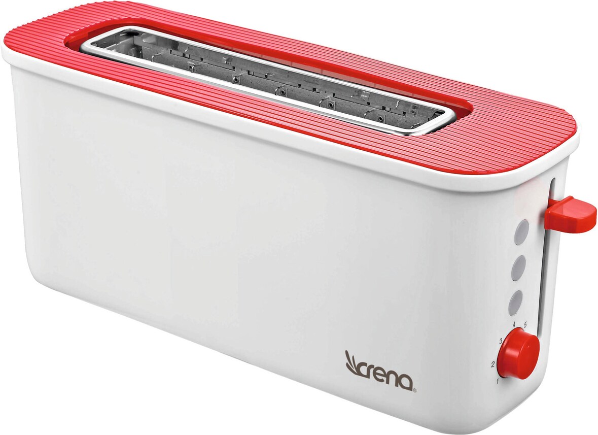 CRENA Tostador 1000W en Color Rojo