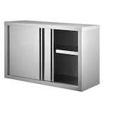 thumbnail of GastroHero Wandhängeschrank Edelstahl 1000x400 mm mit Schiebetüren AISI 201 45 kg Tragkraft Hängeschrank Küche Gastro Basic Serie