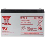 thumbnail of Yuasa NP10-6 Blei Akku 6 Volt mit 10Ah und Faston 4,8mm Kontakten