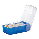 thumbnail of HAN Karteikasten CROCO 998-643 DIN A8 PP blau transluzent