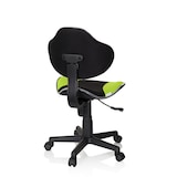 thumbnail of Kinderschreibtischstuhl / Kinderstuhl KIDDY GTI-2 Stoff schwarz / grün hjh OFFICE