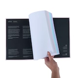 thumbnail of Caderno A4+ capa extra rígida 120H 80G pautado microperfurado 5 faixas cor Navigator Rosa