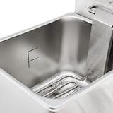 thumbnail of METRO PROFESSIONAL Friteuse GDF3008, roestvrij staal, 26 x 47 x 39 cm, 8 L, 3250 W, met aftapkraan, zilver