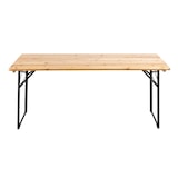 thumbnail of 180 cm houten tafel met inklappoten