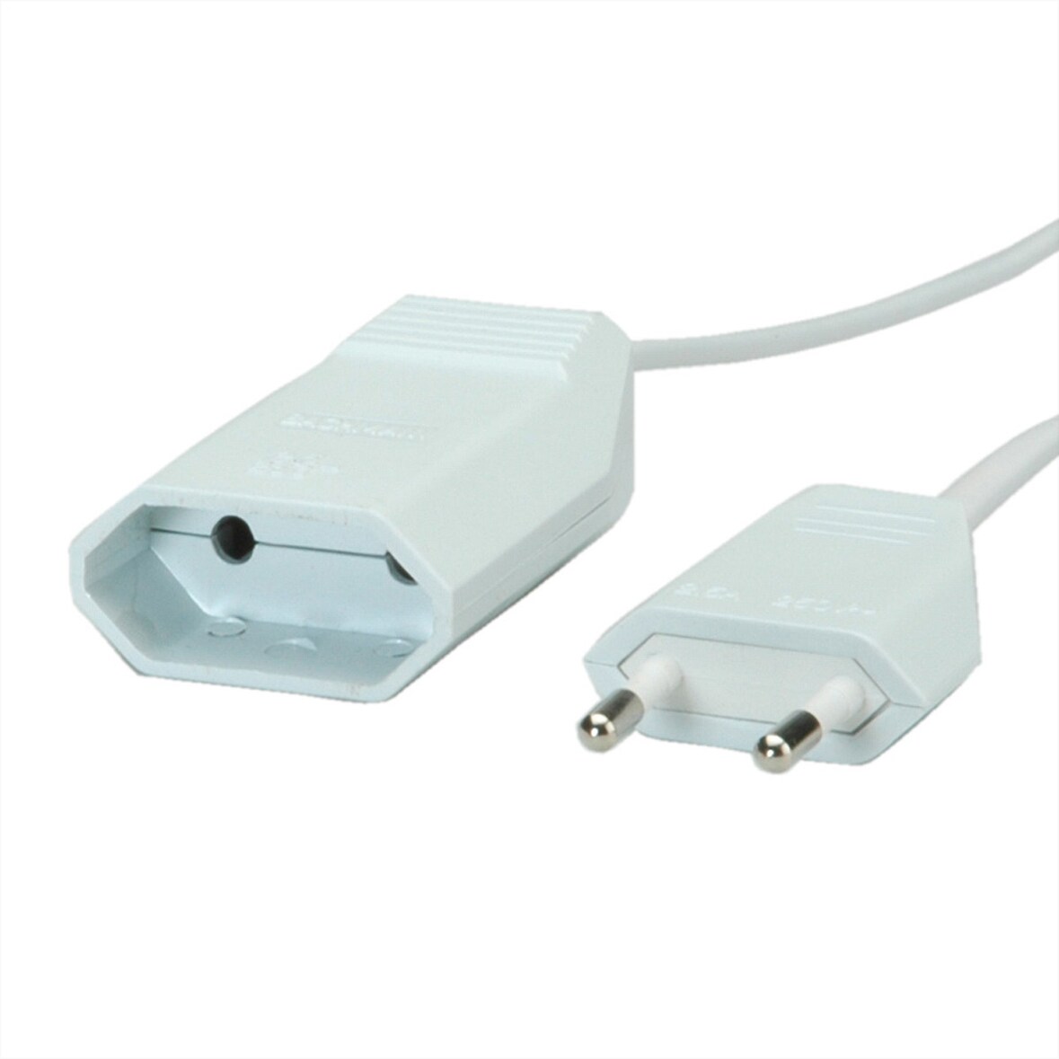 BACHMANN Euro-Verlängerung 230V/2,5A, weiß, 3 m