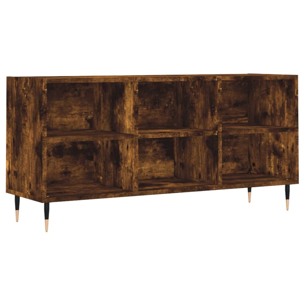 vidaXL TV-Schrank Räuchereiche 103,5x30x50 cm Holzwerkstoff