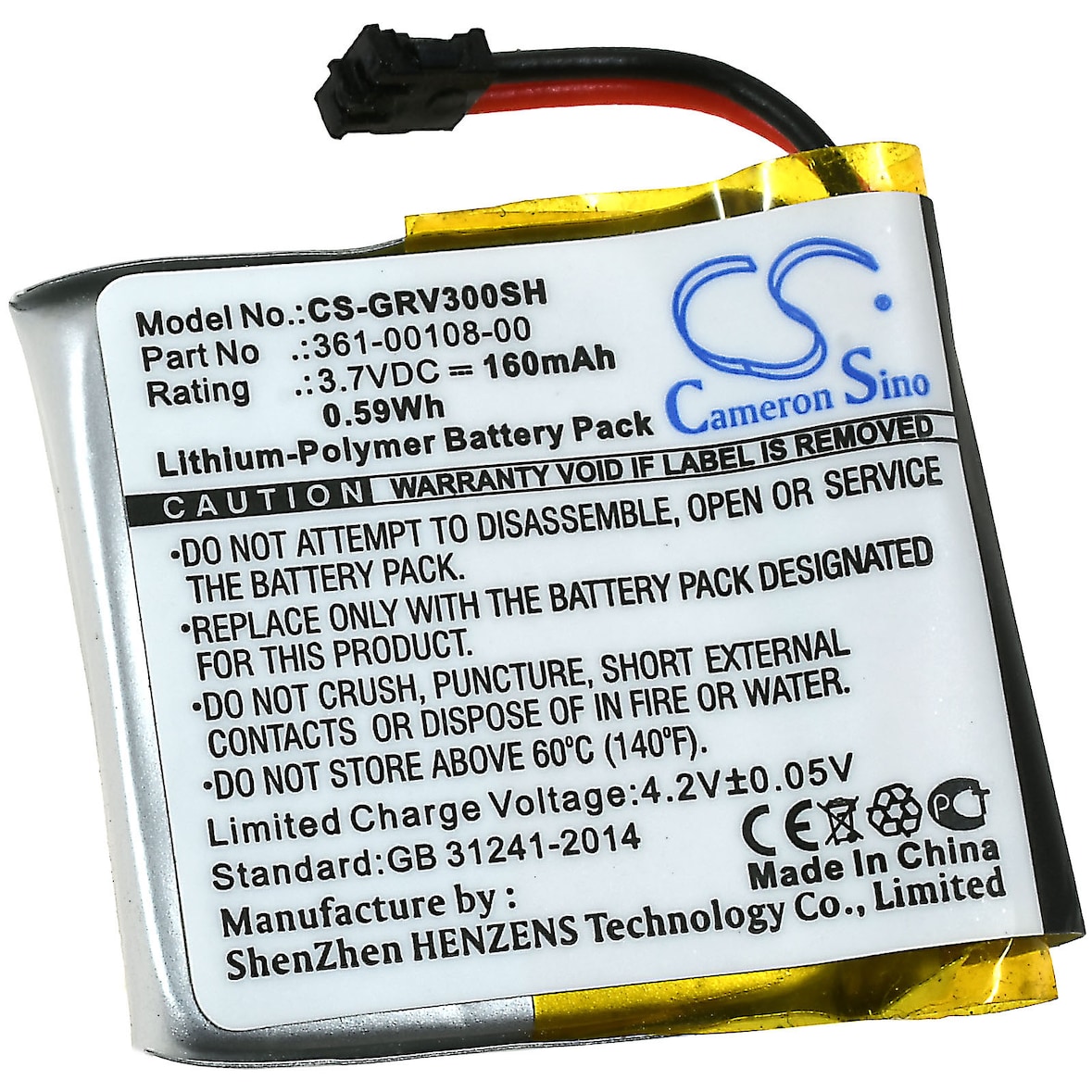 Akku für GPS-Fitness-SmartWatch Garmin Vivoactive 3