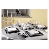 thumbnail of MONOUSO - Wiederverwendbare Robuste Teller Flach Schwarz "Nice" PP 29cm (144 Stück)