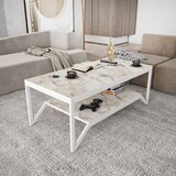 thumbnail of Skye Decor, Flora- Flora CNF, Weiß, Couchtische, 45,8x120x60 cm, 100% Melaminbeschichtete Partikelplatte