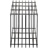 thumbnail of Portalegna IRVING in metallo nero opaco 40x50x150 cm