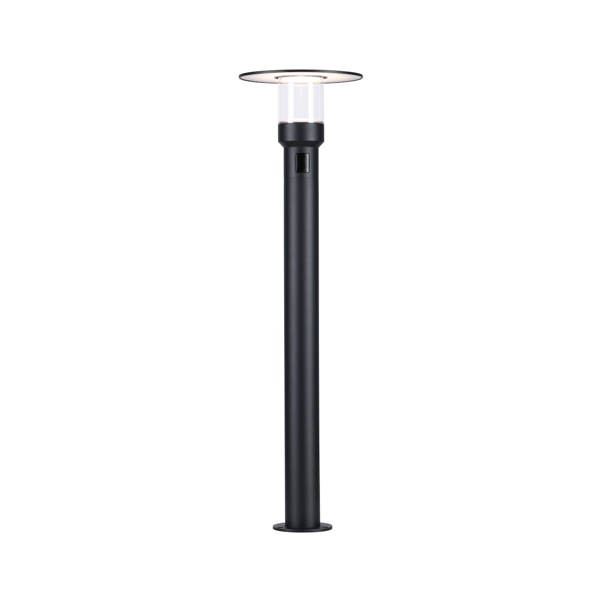 Paulmann Borne lumineuse LED Sienna Détecteur haute fréquence résistant à l'eau de mer IP44  780mm 3000K 9W 400lm 230V  Anthracite  Aluminium 94835